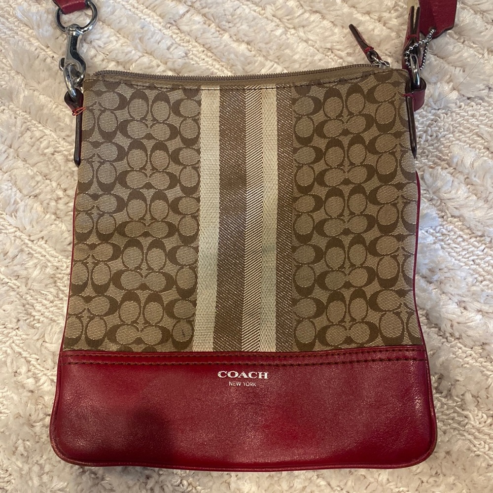 Coach cross body purse
